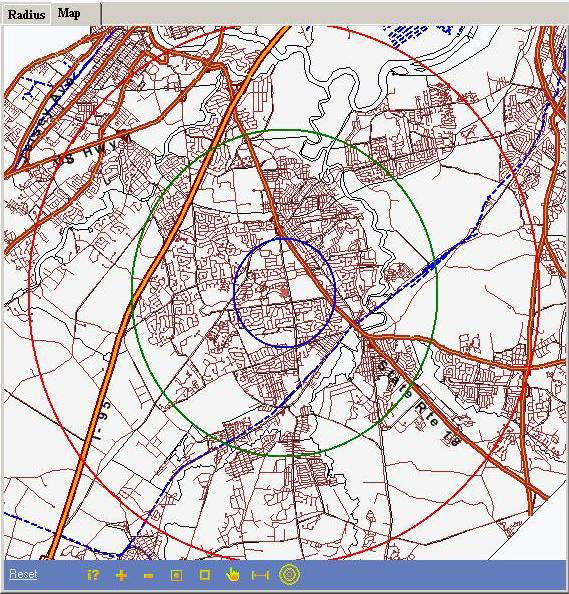 Site report map